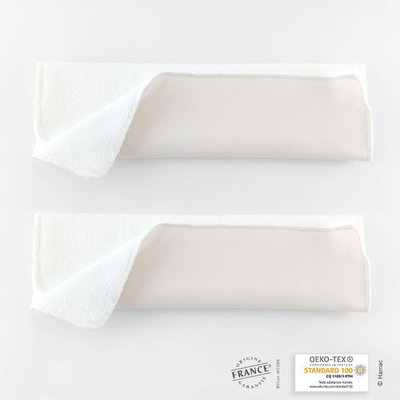 2 absorbants microfibre taille 2 poudré lavable