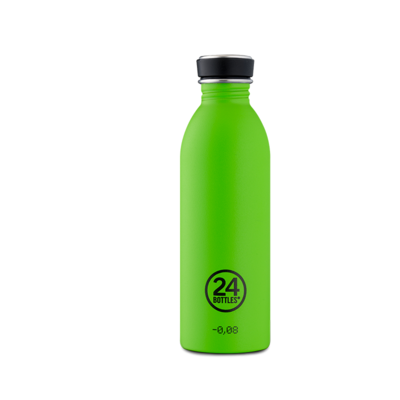 Bouteille urbaine Choromatic Collection Lime Green inox 