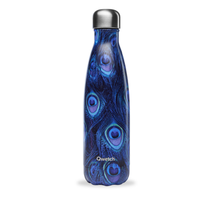 Bouteille Plumes de Paon Bleu