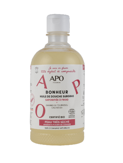 Huile de douche surgras Bonheur - Peau très sèche