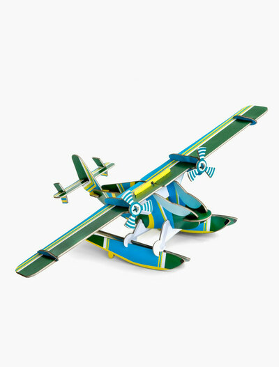 Jouet en carton hydravion classique cool
