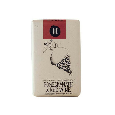 Savon à l’huile d’olive - Grenade & vin rouge