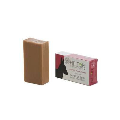 Savon au lait d'ânesse et avocat / ylang-ylang