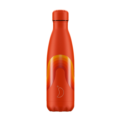 Bouteille Retro Wave orange  