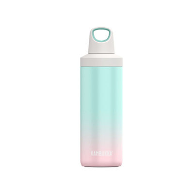 Bouteille isotherme Reno Néon Mint  inox et anti fuite
